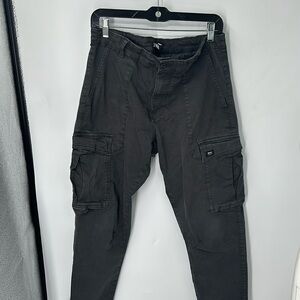 Zara black cargo
